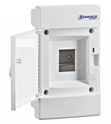 Obudowa podtynkowa 1x4 IP40, drzwi białe