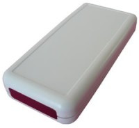 Z-89J-R Obudowa z tworzywa Z89 wymiary: 141.5x68.5x25mm - pełna z klapka na baterie - jasna - ABS - z filtrem czerwonym