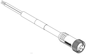 Przewód czujnik-siłownik Złącze A Okrągłe 7/8 cala długość 3.6m Rodzaj A Żeńskie