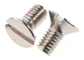 Śruby maszynowe M3 łeb z łbem stożkowym Mosiądz długość 6.0mm skok 0.50mm