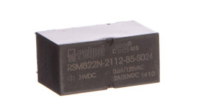 Przekaźnik Subminiaturowy-Sygnałowy 2P 1A 24V Dc Pcb Rsm822n-2112-85-S024...