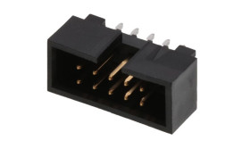 Wtyk PCB 10-pinowe raster: 2.54mm 2-rzędowe Molex Przewlekany 2.5A 250.0 V.