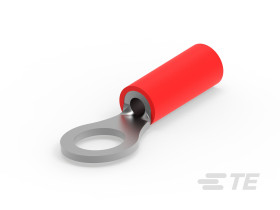 Zacisk oczkowy Ø , M5mm izolowany Czerwony TE Connectivity