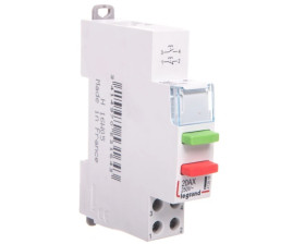 Łącznik modułowy monostabilny podwójny 1Z 1R 20A 250V AC LP432 412916