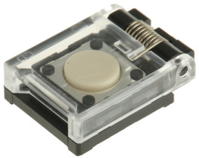 Klosz do przycisku dotykowego SPST 50 mA przy 24 V DC Przewlekany