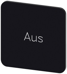 Tabliczka opisowa Siemens 3SU1900-0AF16-0AC0 (S x W) 22 mm x 22 mm Aus 10 szt.