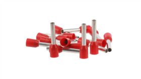 Końcówka Tulejkowa Izolowana Czerwona Hi 1,5/10 Erhl E08kh-02010104202 /100Szt./