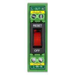 Rocker Switch Thermal Circuit Breaker Overload Protector Module DIN Rail Mount