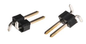 Złącze szpilkowe 2-pinowe raster: 2.54mm -rzędowe HARWIN Montaż powierzchniowy 3.0A