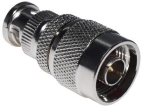Adapter antenowy przejściówka wtyk N - wtyk BNC – solidne złącze, metalowe