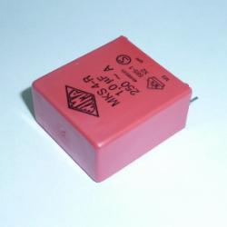 1uF 250V~ Kondensator MKS 27.5mm WIMA MKS-4-R-1.0UF20%250V