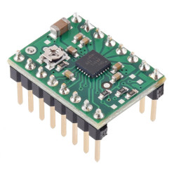 Pololu DRV8434S SPI Stepper Motor Driver Carrier, Potentiometer for Max. Current Limit (Pinheaders Soldered)