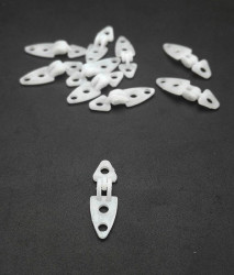 10 pcs Micro Hinge 19x6mm - for Depron and EPP Models