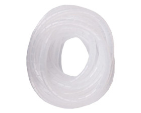 Wężyk ochronny spiralny WSN 19 biały E01WS-01010100700 /10m/