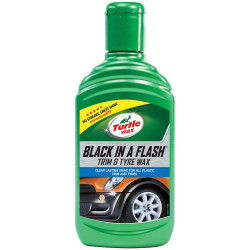 Turtle Wax 52812 Black in a Flash Trim &amp; Tyre Wax 300ml