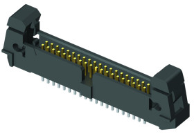 Listwa stykowa PCB 34-pinowe EHF raster: 1.27 mm Prosty 2-rzędowe Samtec Otwór przelotowy W osłonie