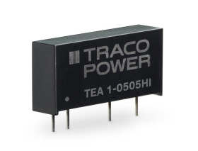 Przetwornica DC-DC, 1W, Uwe 4.5 → 5.5 V dc, Uwy 5V dc, Iwy 200mA Nie, TRACOPOWER Nie