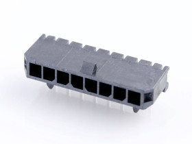 Molex Listwa kołkowa, męska, do wbudowania, standardowa Ilość pinów 8 Wymiary siatki: 3.00 mm 436500801 1 szt. paleta
