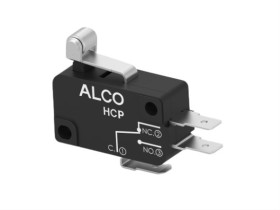 Mikroprzełącznik błyskawiczny z krótką dźwignią z rolką TE Connectivity SPDT Błyskawiczny