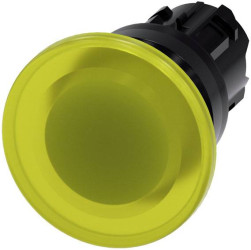 Siemens 3SU10011BD300AA0 3SU1001-1BD30-0AA0 Przycisk grzybkowy pierścień przedni z tworzywa sztucznego przycisk czarny,