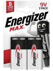 2 x bateria 6LR61/9V (R9*) Energizer Max (blister)