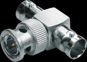 100023610 BNC T-piece 75 Ohm socket/pin/socket