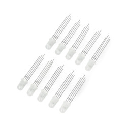 Dioda LED 5mm RGB WS2811 adresowana - 10szt.
