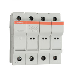 Uchwyt bezpiecznikowy montowany na szynie Mocowanie szynowe rozmiar: 8 x 31mm 25A 400V ac Mersen