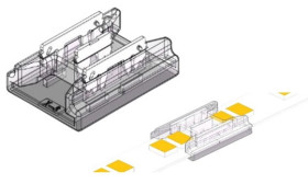 ZLACZKA LED 3P PCB 8MM DO SMD 6A