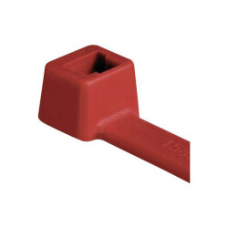 HellermannTyton 116-08012 Inside Serrated Cable Tie Red 4.6mmx210mm (100pcs)