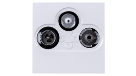 Mosaic Gniazdo Antenowe Rtv/Sat Gwiazda Białe 078786