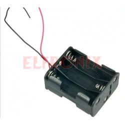 KASETA BATERII 6XAA /2X3/ PODŁĄCZENIE PRZEWODOWE PŁASKA