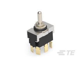 Przełącznik Wł.-wył.-(wł.) DPDT TE Connectivity Montaż panelowy