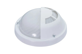 Oprawa EMOTION, E27, 60W, biała-polipropylen, klosz matowy-szkło, IP44, osłona A2250-M