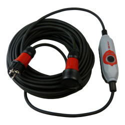 Przedłużacz 25m budowlany IP44 230/16A H07RN-F 3x2,5 z bezpiecznikiem automatycznym kablowym PRCD-S Doktorvolt® DV-9580-D-230-FI