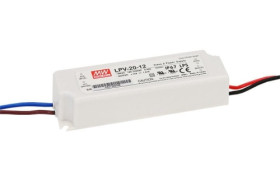 LPV-20-5 wodoszczelny zasilacz impulsowy do LED 5V / 3A; IP67