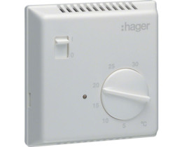 Termostat bimetalowy z wyłącznikiem ręcznym 230V 1P 10A EK051 HAGER