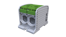 Złączka Szynowa Gwintowa Al/Cu Stb 185-2 (87820) Simblock Zielony 81202005