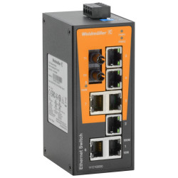 Weidm&#x171;ller 1412100000 Fast Ethernet Switch Unmanaged Durable Design