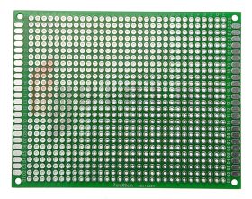 Uniwersalna dwustronna płytka drukowana PCB 7x9cm 806 pól otworów cynowanych pól kontaktowych
