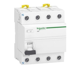 RCCB, Typ AC, 4-biegunowy, 25A, 30mA, Schneider Electric, Acti9 iIDK Acti9 380 → 415V ac