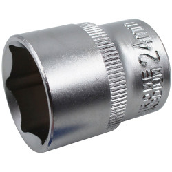 Faithfull FAISOC1224Q Hex Socket 1/2in Drive 24mm