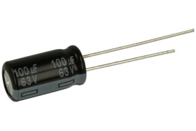 Kondensator; elektrolityczny; niskoimpedancyjny; EEUFR1J101L; 100uF; 63V; FR-A; fi 8x15mm; 3,5mm; przewlekany (THT); luzem; Pana