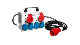 Rozdzielnica Budowalana Kompaktowa Bkv 2/4 T Ip44 2Xcee 400V/16A + 4X230/16A...