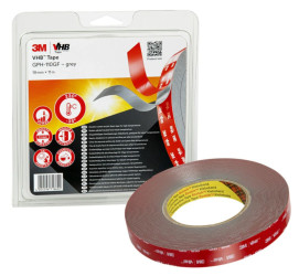 Klejąca taśma piankowa grubość 1.1mm szerokość 19mm 3M Szary długość 11m