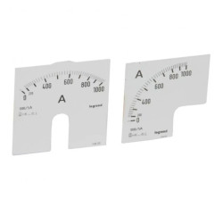 Skala do amperomierza montaż na drzwi rozdzielnicy 0-1000A 014622