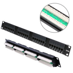 Patchpanel 24 porty Extralink CAT5E UTP