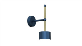 Kinkiet Arena Blue/Gold 1Xgx53 Mlp7771 Milagro