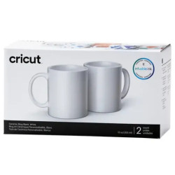 Cricut Mug White 350ml 2 Pack