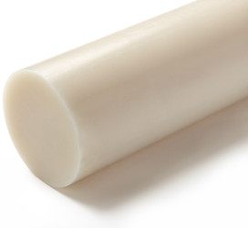 Pręt nylonowy, Ø 75mm x 500mm, kolor: Naturalny